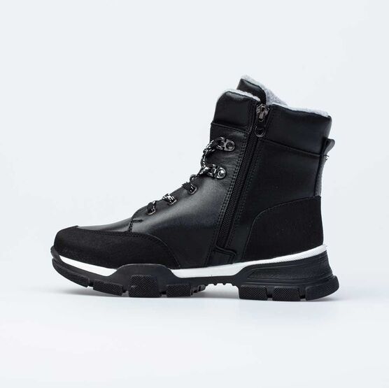 652177-42 Сапожки для девочки черный фото №2