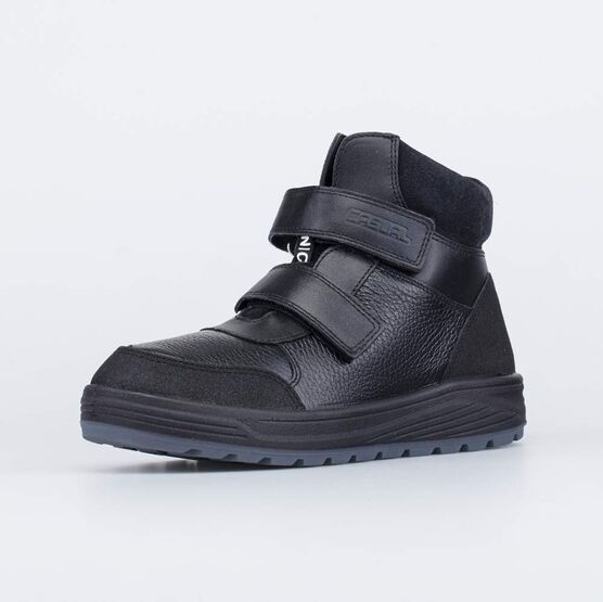 752187-53 Кожаные ботинки для мальчика-подростка для мальчики черный