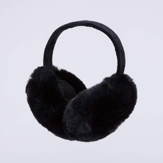 07818005-40 Меховые наушники для девочки Черный для девочки черный