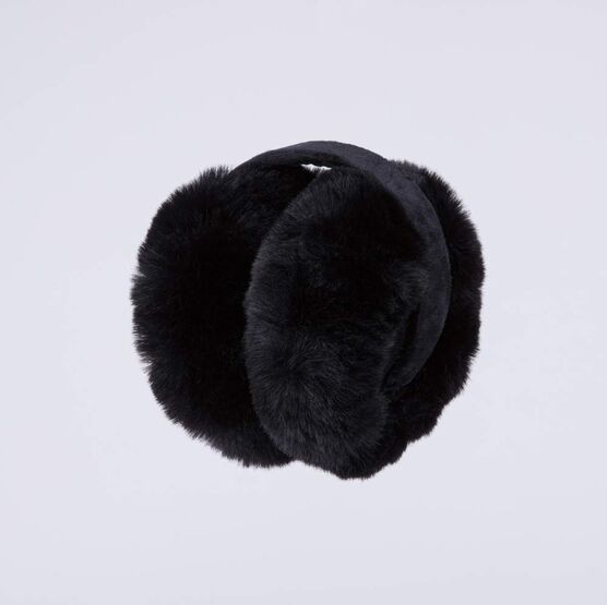 07818005-40 Меховые наушники для девочки Черный для девочки черный фото №2