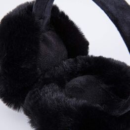 07818005-40 Меховые наушники для девочки Черный для девочки черный фото №3