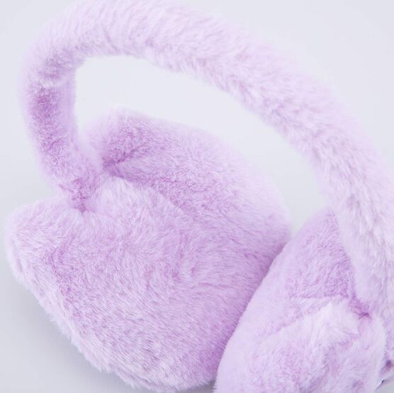 07818008-40 Наушники утепленные разноцветный для девочки сиреневый фото №3