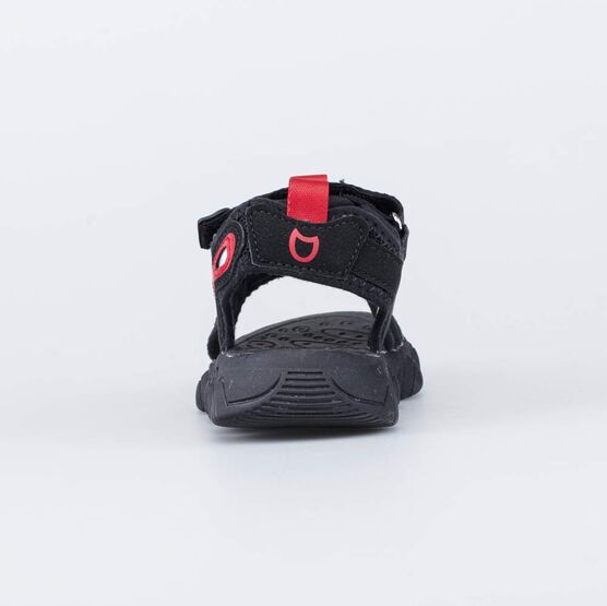 524096-11 Сандалии пляжные для мальчика для мальчики черный + красный фото №5