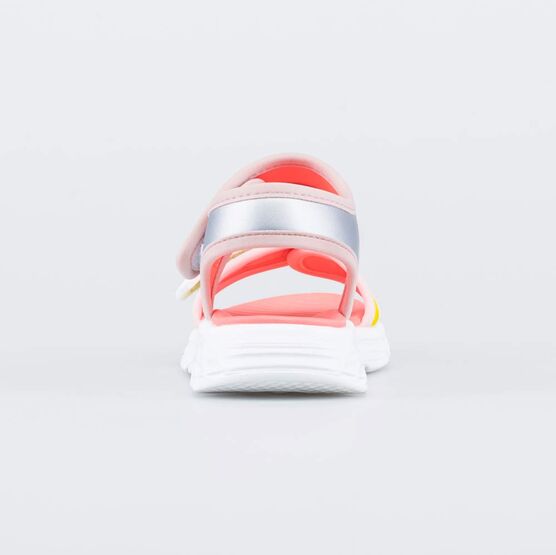 624030-11 Пляжные сандалии для девочки срб-коралл фото №5