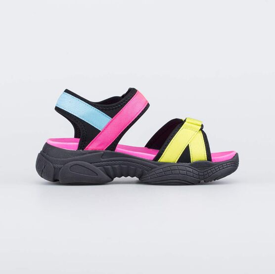 721009-11 Пляжная обувь для девочки чер-цве фото №2