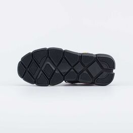 724028-13 Пляжные сандалии на липучках для девочки-подростка для девочки чер-роз фото №3