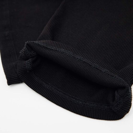 07859072-41 Брюки для девочки в рубчик черный для девочки черный фото №3