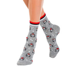 07042359-42 Носки детские Карамельная Панда для универсальные серый