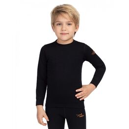 4U3HLRU-002 Термоджемпер детский NORVEG ACTIVE KIDS черный для универсальные черный фото №2
