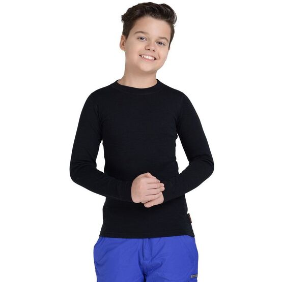 4U3HLRU-002 Термоджемпер детский NORVEG ACTIVE KIDS черный для универсальные черный фото №7