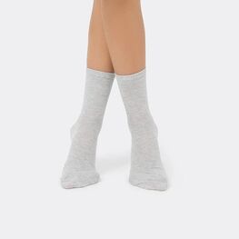 07042564-40 Носки детские хлопок светло-серые для универсальные светло-серый