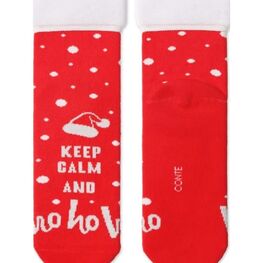07042356-40 Носки детские Keep calm XoXo для универсальные красный фото №2