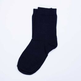 07042460-40 Темно-синие однотонные носки из хлопка для универсальные темно-синий