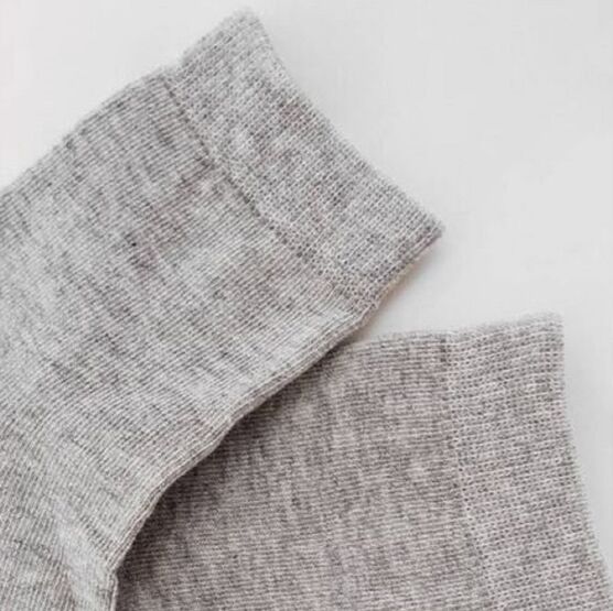07042563-40 Хлопковые однотонные носки серые для универсальные светло-серый фото №3