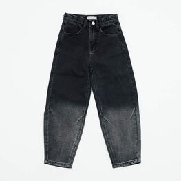 07773007-40 Джинсы для мальчика Balloon Fit с градиентом для мальчики черный + серый