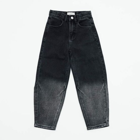 07773007-40 Джинсы для мальчика Balloon Fit с градиентом для мальчики черный + серый