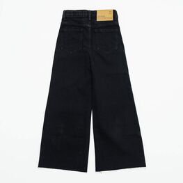 07873021-41 Джинсы-палаццо для девочки черный для девочки черный фото №2