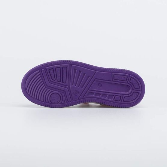 532321-22 Кожаные полуботинки для девочки для девочки розовый + фиолетовый фото №3