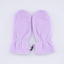 07821256-01 Флисовые варежки двухслойные сиреневый для девочки сиреневый