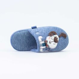 531113-11 Тапочки для мальчики светло-синий фото №4