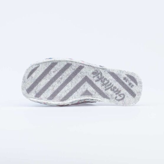 837000-01 Женские тапочки для девочки сер-цве фото №3