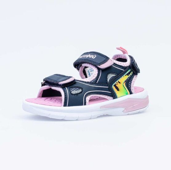 324035-11 Пляжная обувь для девочки син-роз