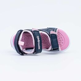 324035-11 Пляжная обувь для девочки син-роз фото №4