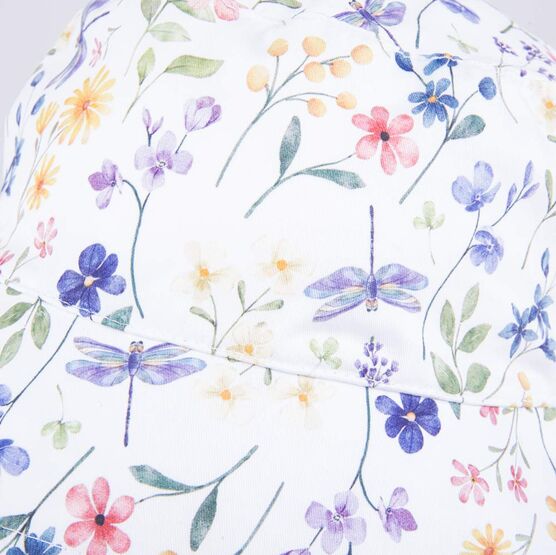 07811962-40 Панама для девочки Цветы для девочки разноцветный фото №3