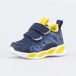 044003-71 Синие кроссовки с LED и Softshell для мальчики синий