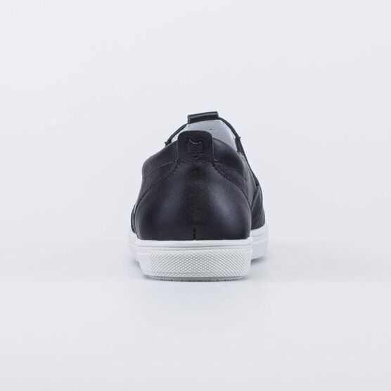 532290-22 Слипоны для мальчики черный фото №5