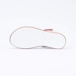 522150-25 Кожаные сандалии для девочки для девочки пудровый фото №3