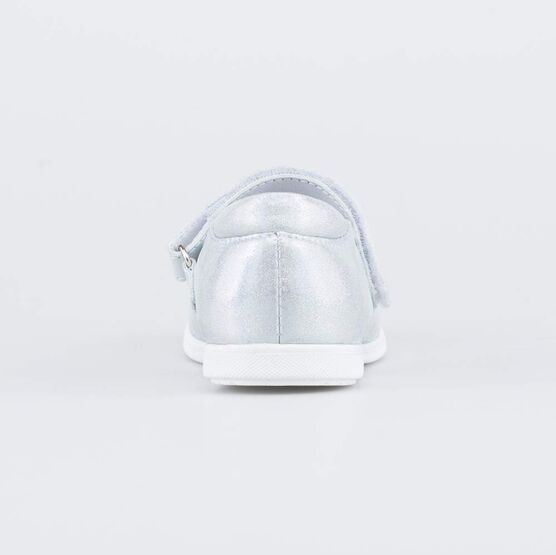 532266-23 Кожаные туфли для девочки для девочки серебрист. фото №5