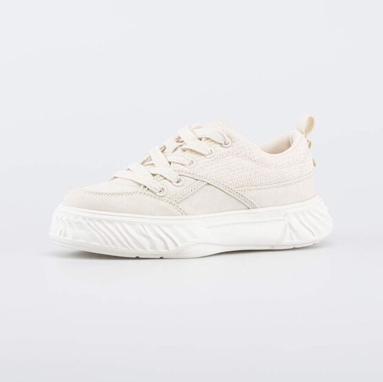 731190-11 Кеды подростковые бежевые для девочки бежевый