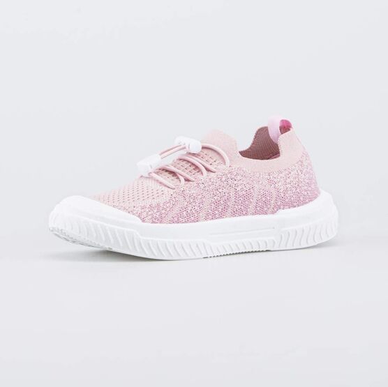 431205-11 Вязаные кеды на подошве FIT для девочки розовый