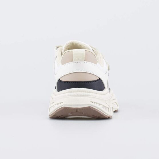 644505-71 Кроссовки на липучках для мальчика-подростка для мальчики бежевый + черный фото №5