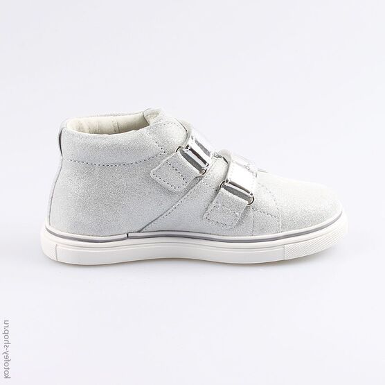 352214-24 Ботинки для девочки серебрист. фото №2