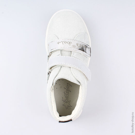 352214-24 Ботинки для девочки серебрист. фото №4