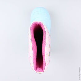 365004-13 Резиновые сапоги для девочки голубой фото №4