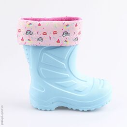 365004-13 Резиновые сапоги для девочки голубой фото №2