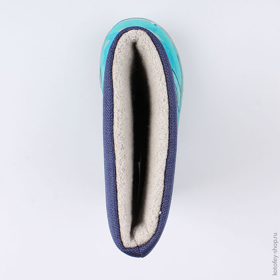 266021-11 Резиновые сапоги для мальчики голубой фото №4