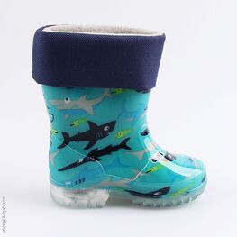 266021-11 Резиновые сапоги для мальчики голубой фото №2