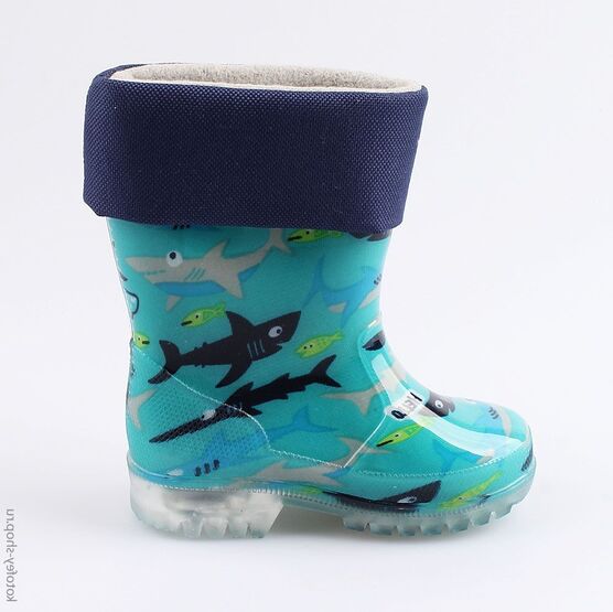 266021-11 Резиновые сапоги для мальчики голубой фото №2