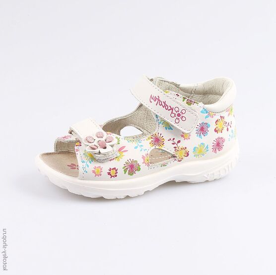 322060-22 Босоножки для девочки бел-цве