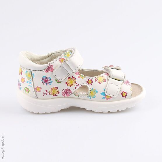 322060-22 Босоножки для девочки бел-цве фото №2