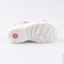 322060-22 Босоножки для девочки бел-цве фото №3