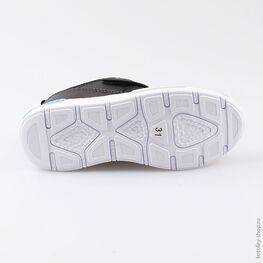 644219-72 Кроссовки на липучках для мальчики чер-гол фото №3