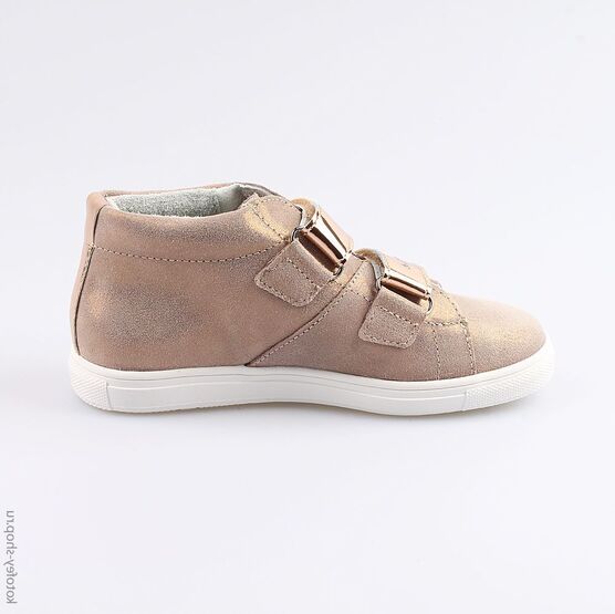 552138-22 Ботинки для девочки бронзовый фото №2