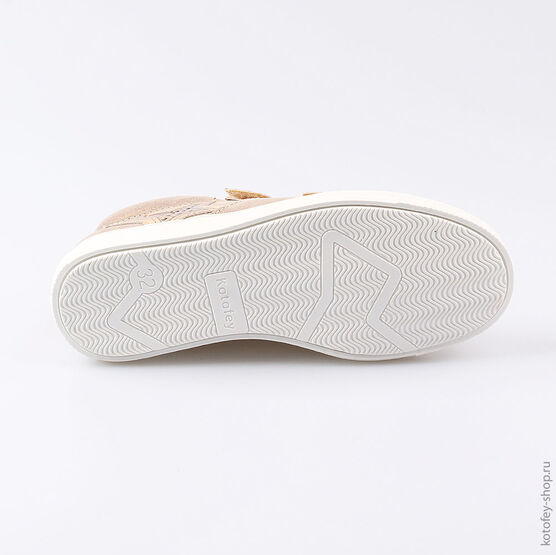 552138-22 Ботинки для девочки бронзовый фото №3