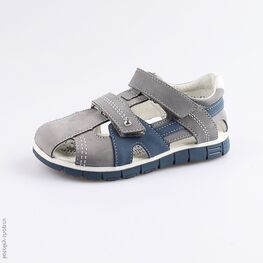 522126-21 Сандалии для мальчики сер-син