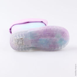 266022-11 Резиновые сапоги с LED-подсветкой для девочки гол-роз фото №3